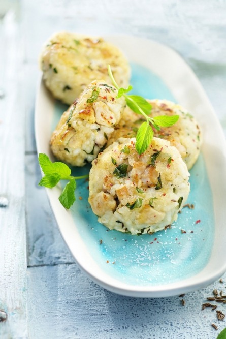 RISOTTO-FRIKADELLEN MIT HÄHNCHEN